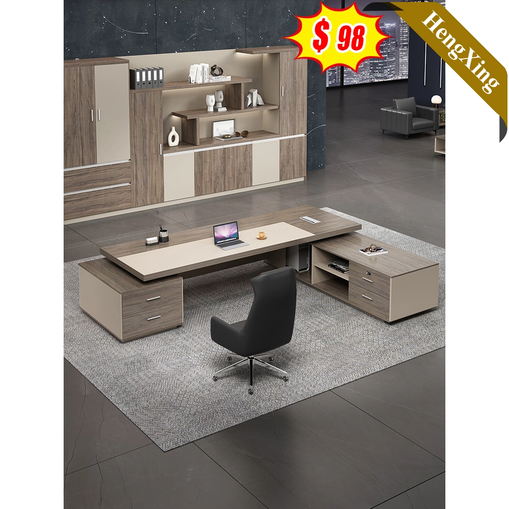 New Design Classic Modern Luxury Wooden Melamine Working L Shape Director Manager CEO Executive Office Furniture Office Desk