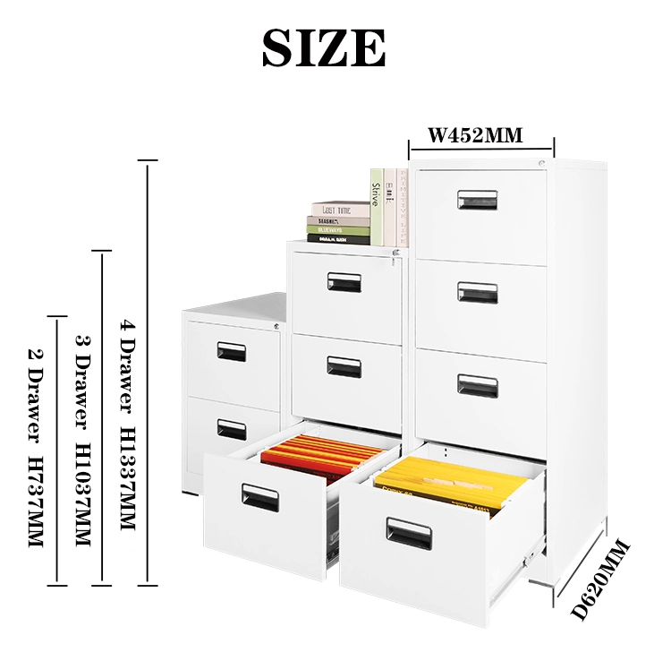 4 Drawer Steel Vertical File Cabinet