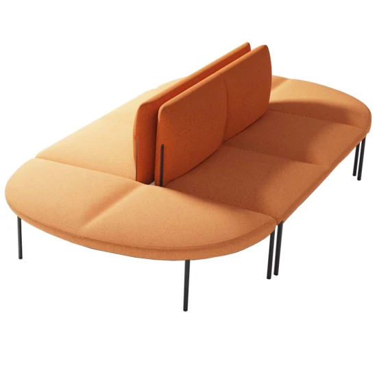 Modernes Design, Büromöbel, Stoffsofa, Kombinationssofa, öffentliches, modulares, maßgeschneidertes Wartesofa