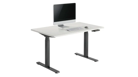 Hochwertige OEM ODM moderne ergonomische Mode-Home-Office-Möbel, 3-stufiger elektrischer Stehtisch mit zwei Motoren, Computer, Laptop, Arbeitszimmer, höhenverstellbarer Stehtisch